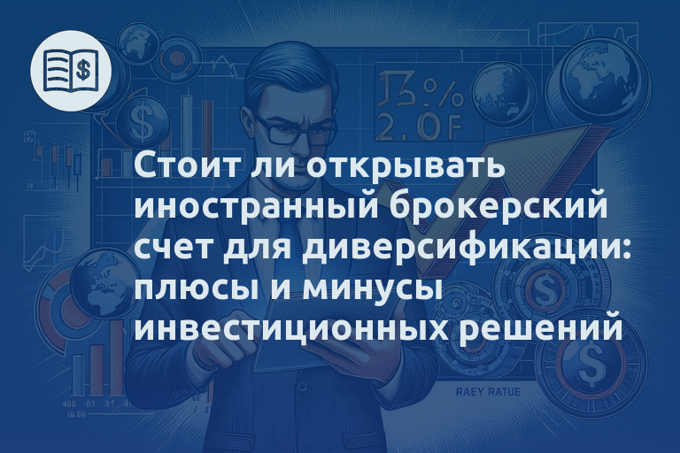 Стоит ли открывать иностранный брокерский счет для диверсификации: плюсы и минусы инвестиционных решений
