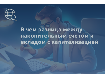 В чем разница между накопительным счетом и вкладом с капитализацией