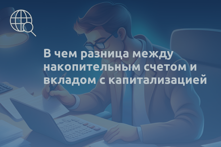 В чем разница между накопительным счетом и вкладом с капитализацией