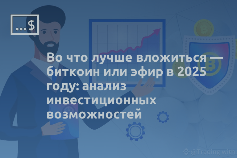 Во что лучше вложиться — биткоин или эфир в 2025 году: анализ инвестиционных возможностей