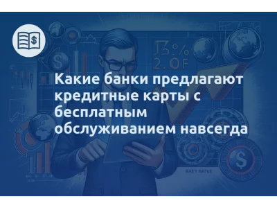 Какие банки предлагают кредитные карты с бесплатным обслуживанием навсегда